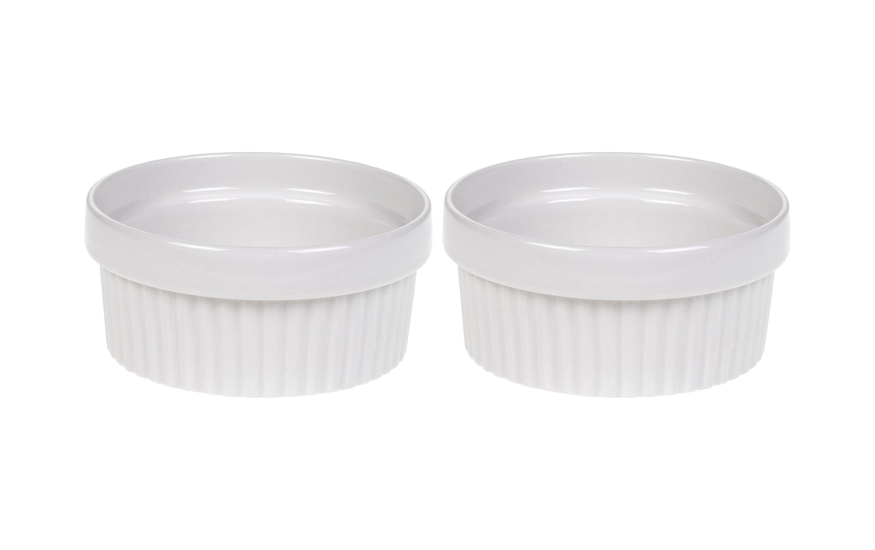 Auflaufform 2 Stück, WeissIdeal für kleine Portionen