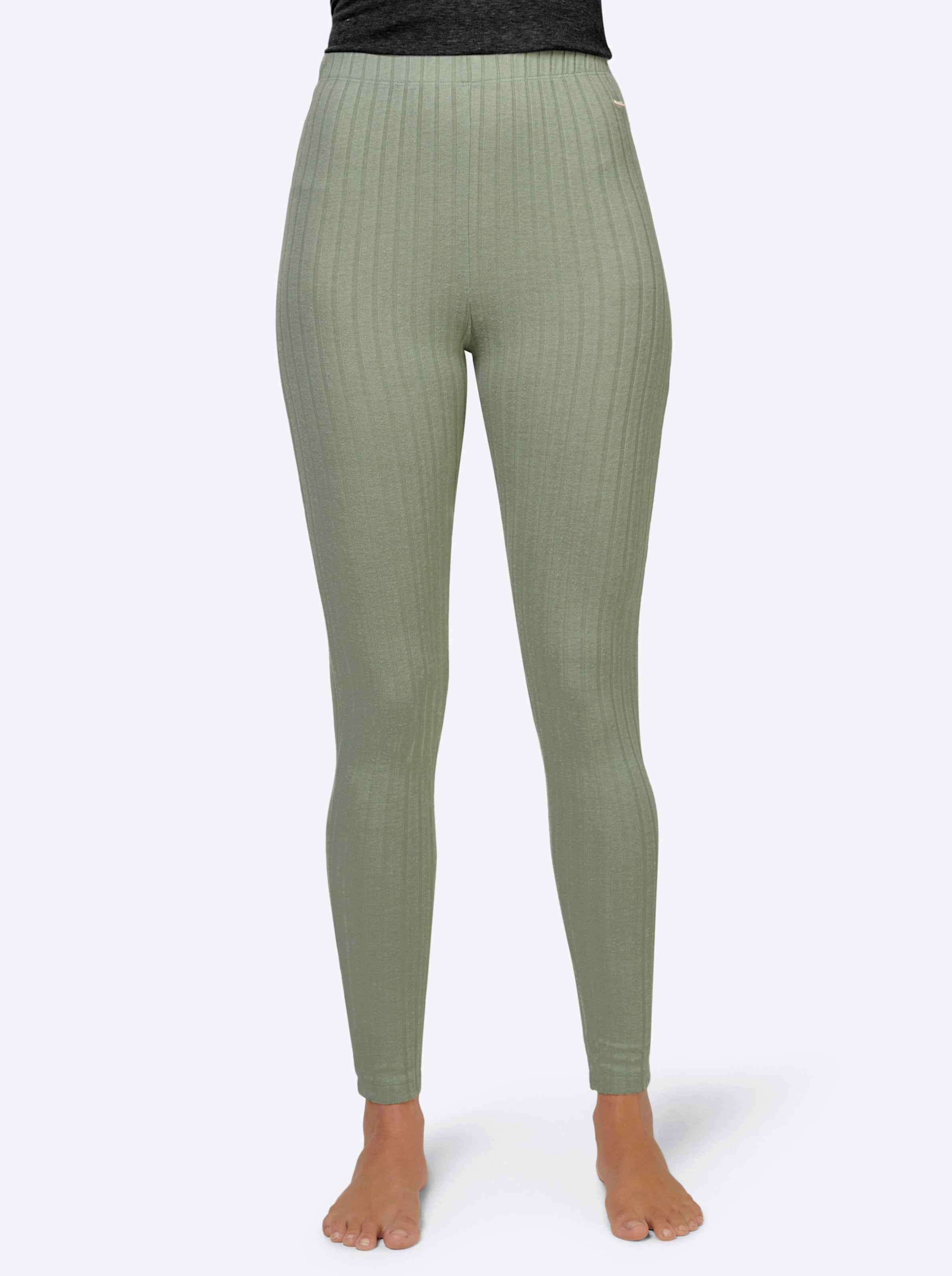 feel good Leggings in lindgrün