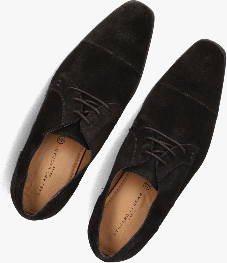 bruine stefano lauran nette schoenen stefano lauran veter