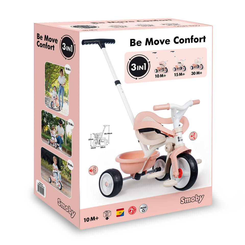 Smoby Be Move Confort driewieler - roze