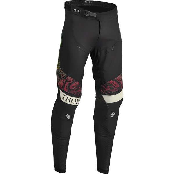Thor Motocross - Pantalon Prime Melter Noir / Multicolore / Blanc