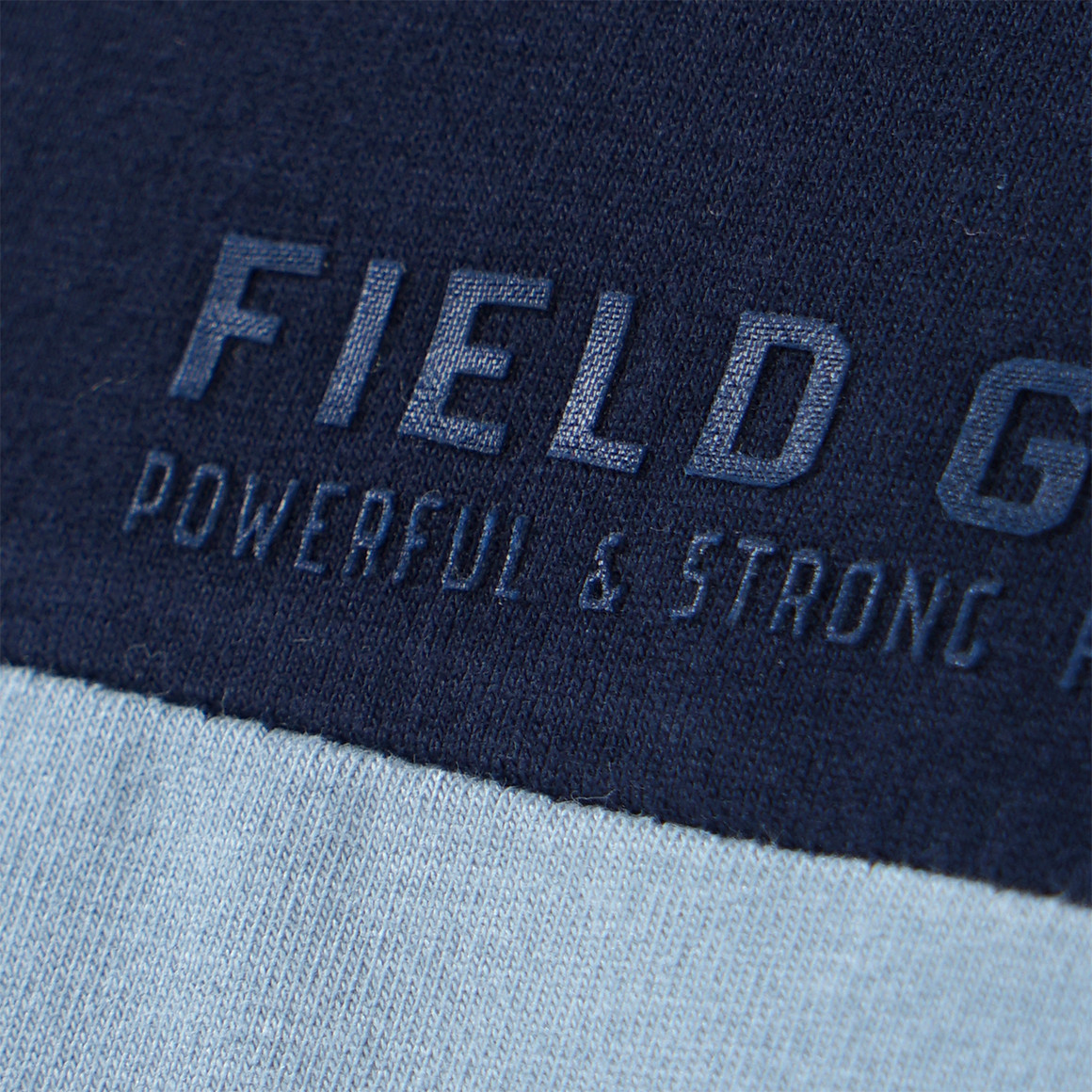 Yigga Jungen T-Shirt mit Farbteilern dunkelblau / hellblau
