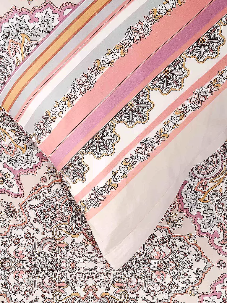 BASSETTI Satin Bettwäsche MARECHIARO 70x90cm/140x200cm Rosa rosa
