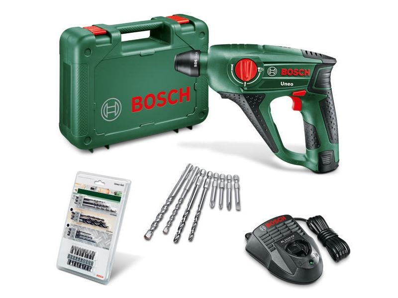 Bosch Bohrhammer Uneo Kit 1x 2.5 Ah Zum Hämmern, Bohren und Schrauben