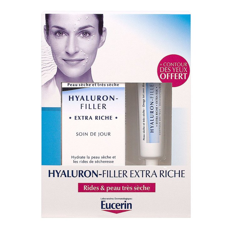 Hyaluron-Filler extra-riche jour 50ml + contour des yeux 15ml