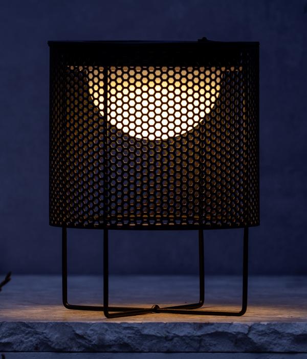 Dehner Solar-Laterne Heli, ca. Ø20/H26 cm