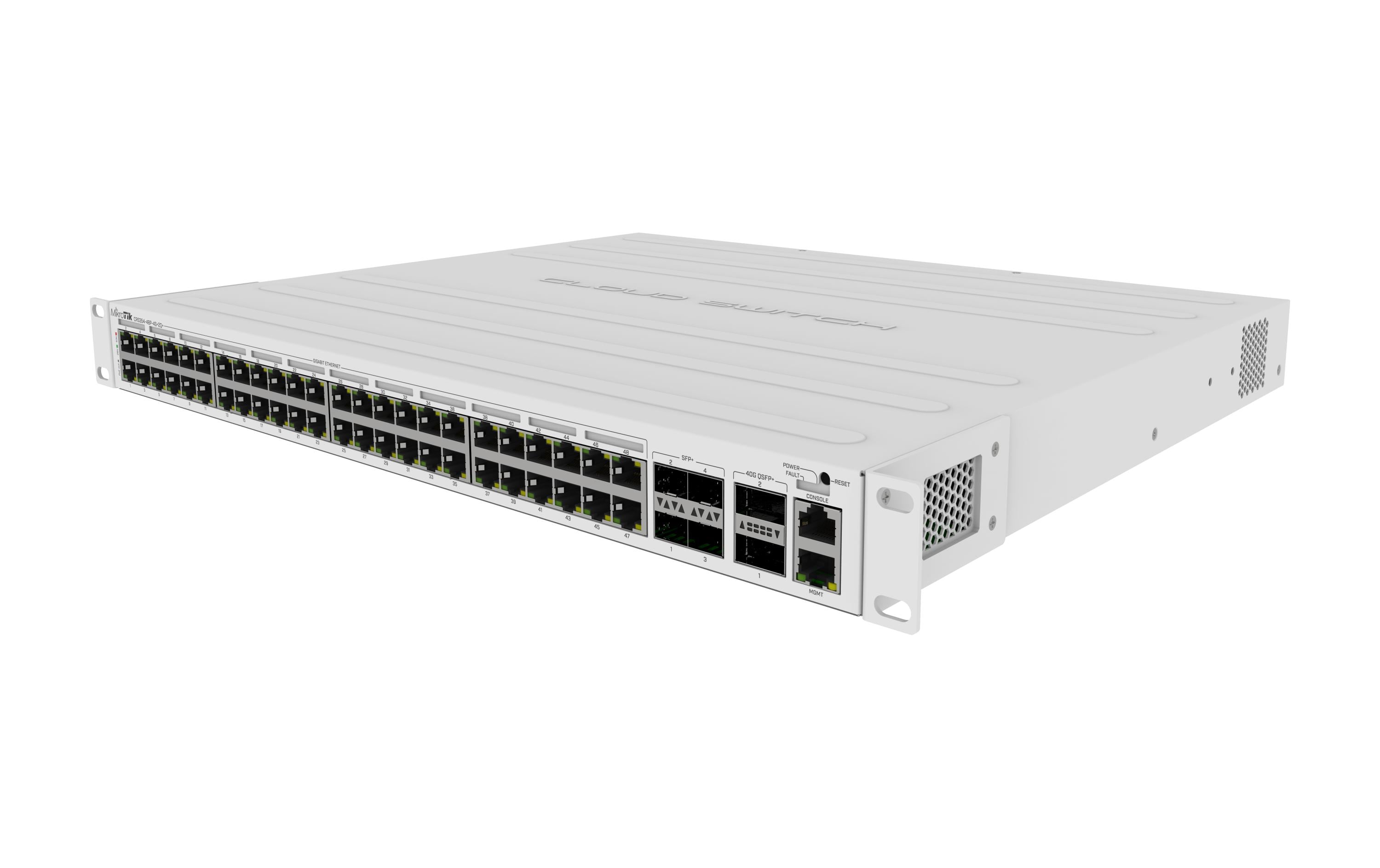 PoE+ Switch CRS354-48P-4S+2Q+RM 54 Port<br>Full-Managed