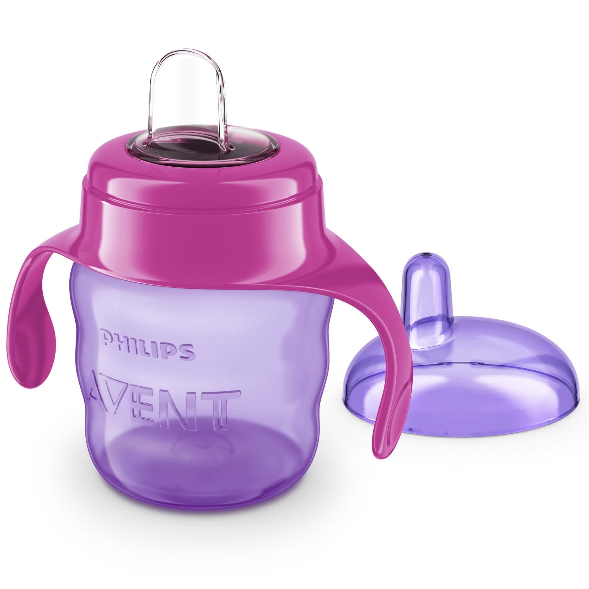 Philips Avent tuitbeker 200ml 6m+ paars