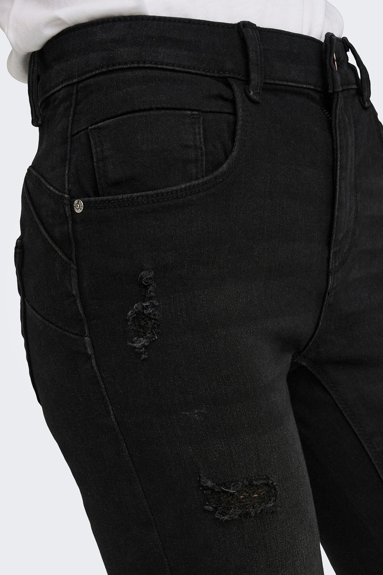 calça jeans skinny elástica