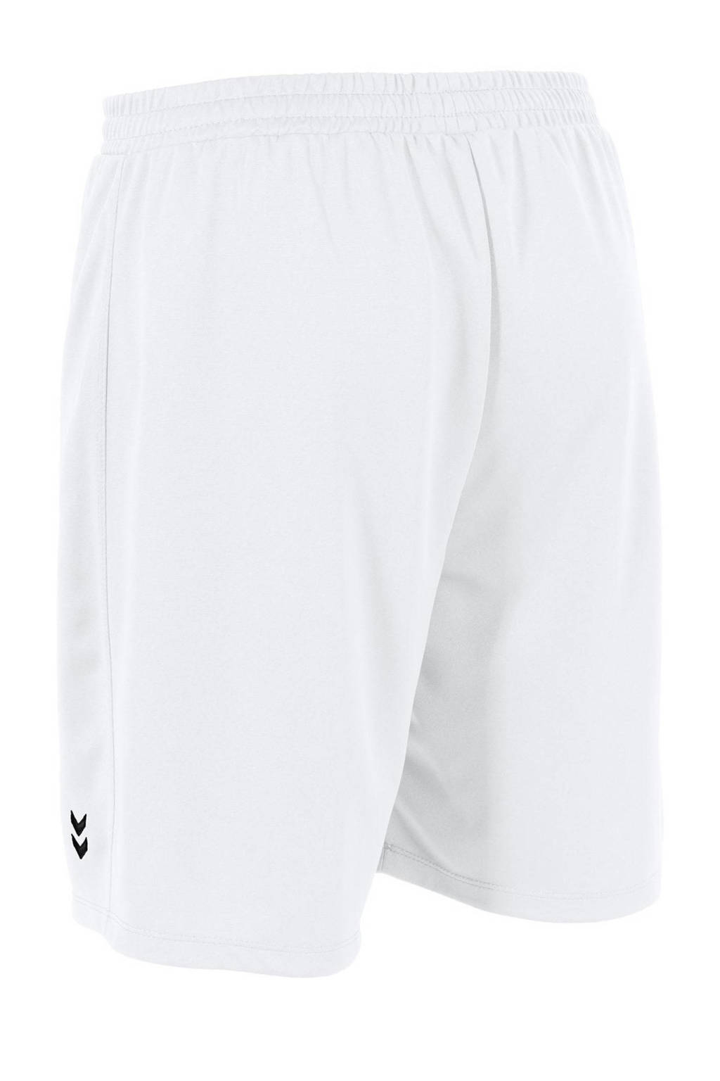 hummel Juniorvoetbalshort Euro wit
