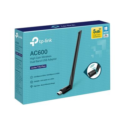 TP-Link Archer T2U Plus - Adaptateur USB WiFi bi-bande AC 600