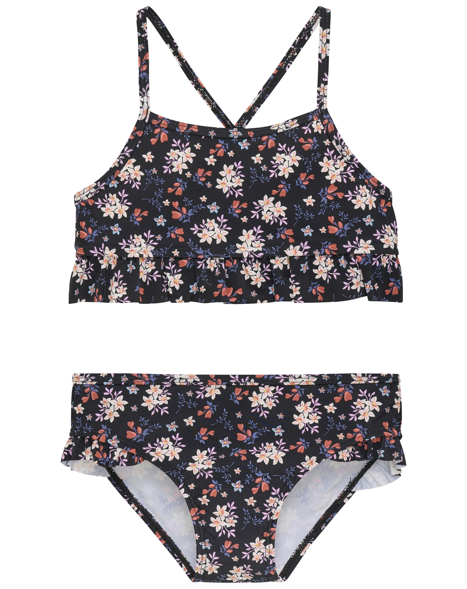 Bikini BLOSSOM FRILLS in black