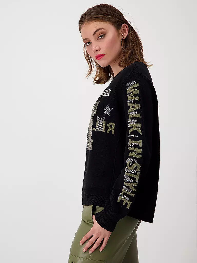 MONARI Pullover schwarz