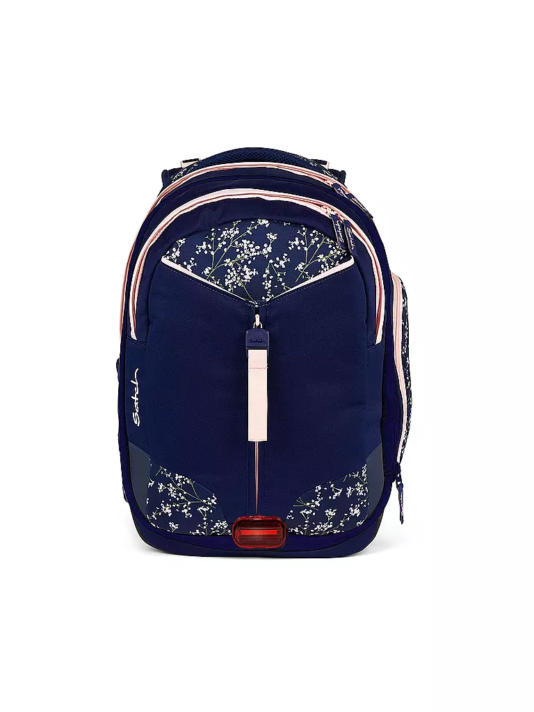 SATCH Schulrucksack Match Bloomy Breeze dunkelblau