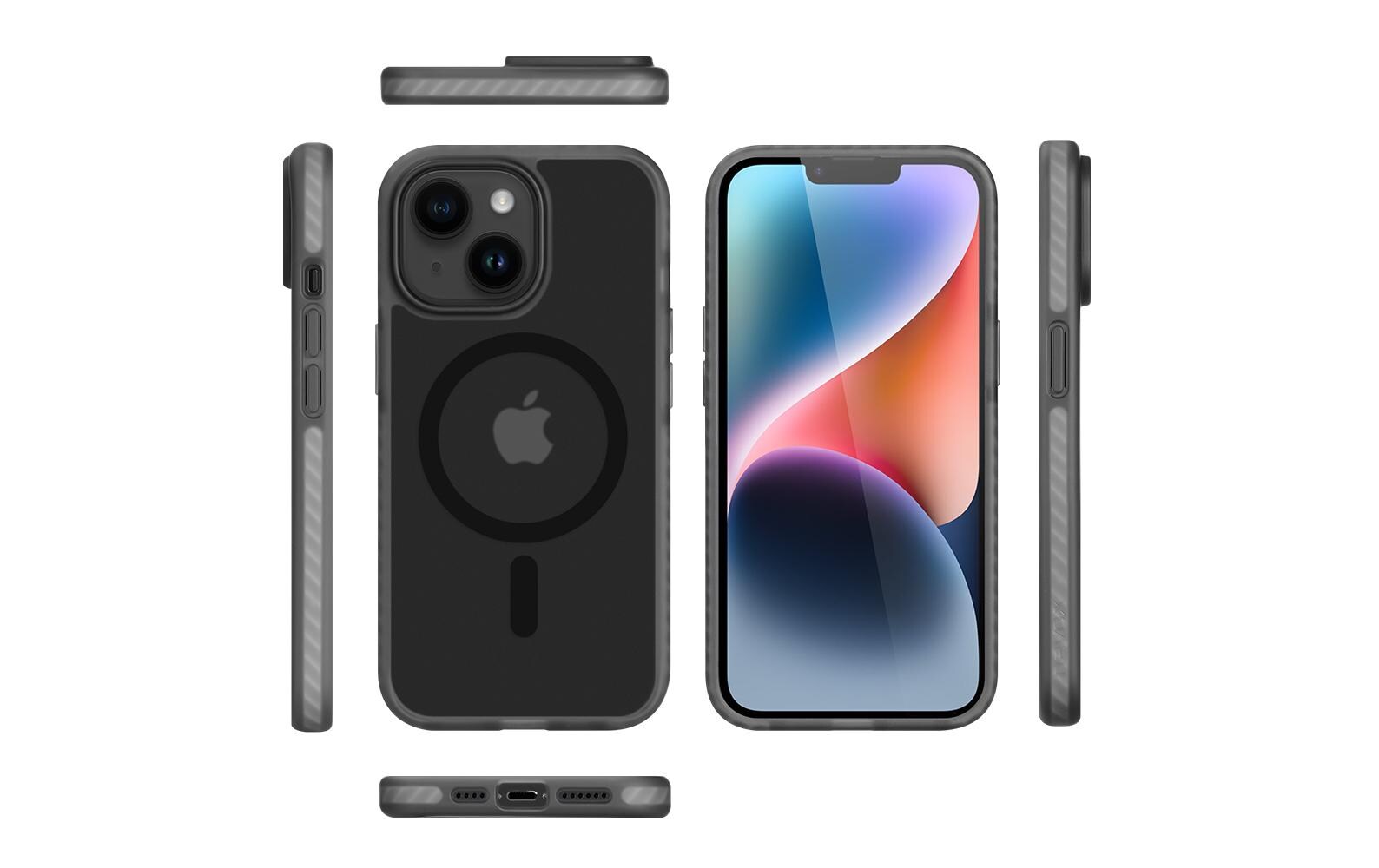 StyleShell INVISIO MagSafe iPhone 15 Plus SchwarzSchutzhülle mit MagSafe für das Apple iPhone 15 Plus
