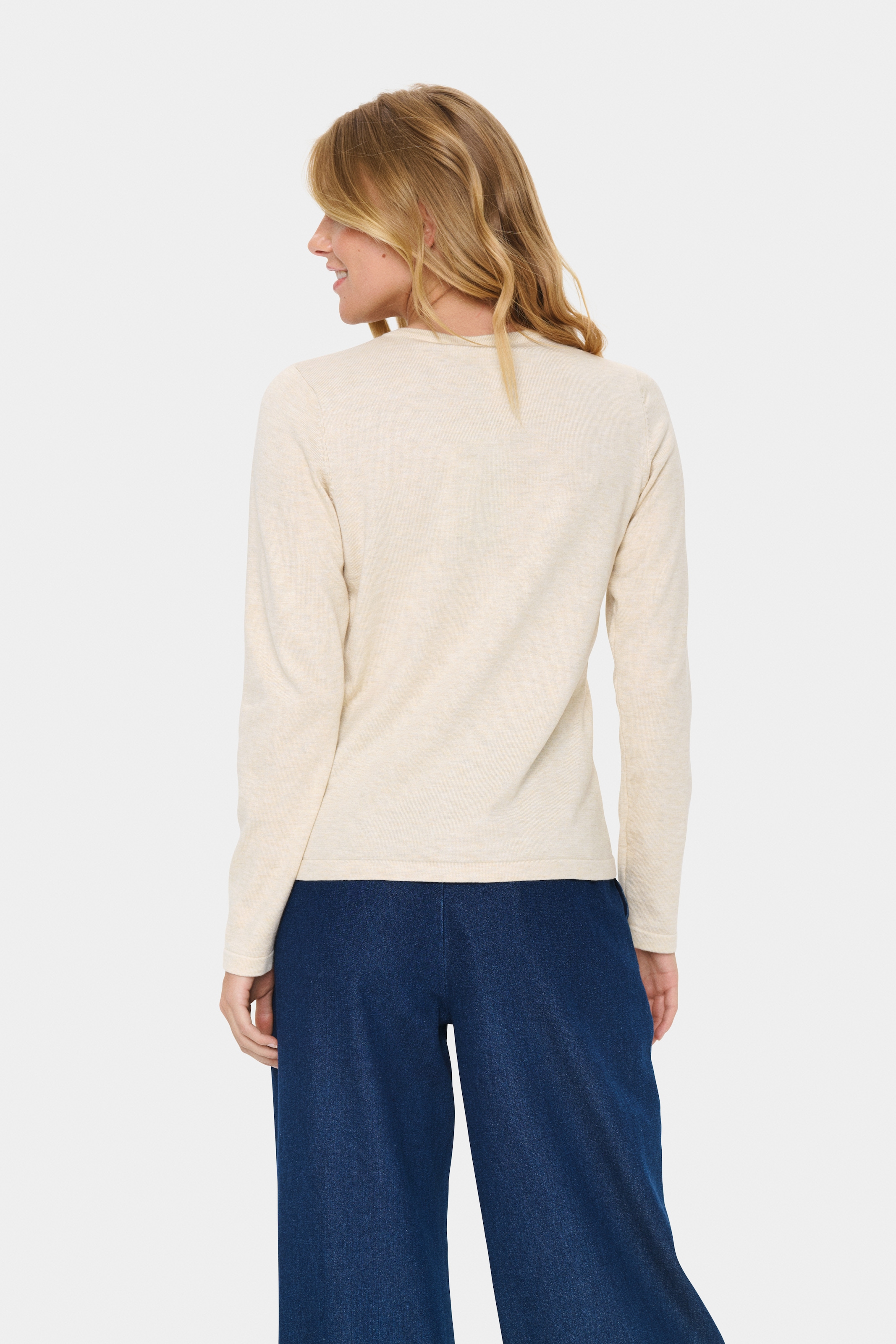 Saint Tropez Strickjacke »A8661, MilaSZ R-Neck Cardigan«, Viskose Feinstrick, Classic Fit