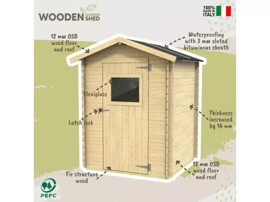 Abri de jardin en bois pour outils de bricolage DIYCabin