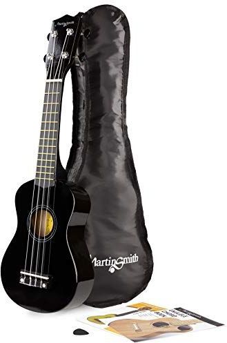 Ukelele Met Ukelele Tas Zwart Design