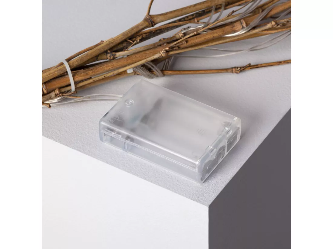 Branches Décoratives LED Bambou Naturel 1,2m Naturel