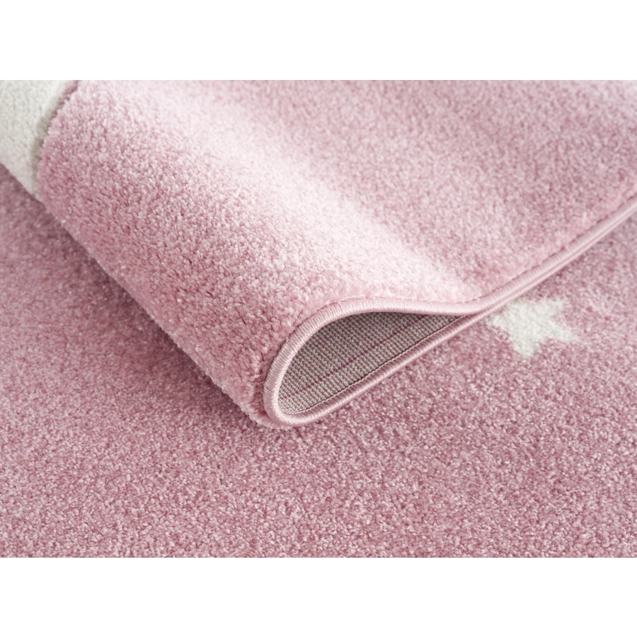 LIVONE Kinderteppich Kids love Rugs WOLKE rosaweiss