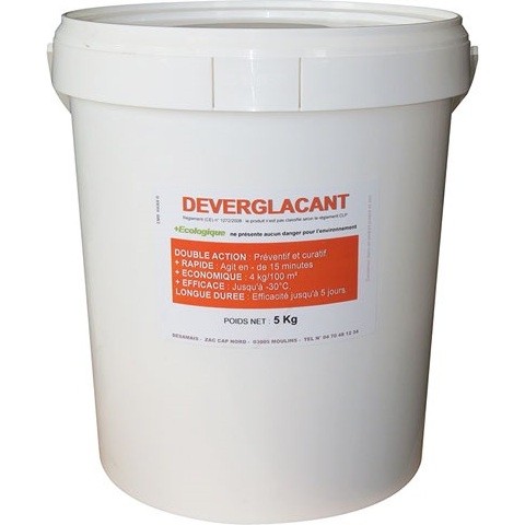 Déverglaçant - seau - 5 Kg