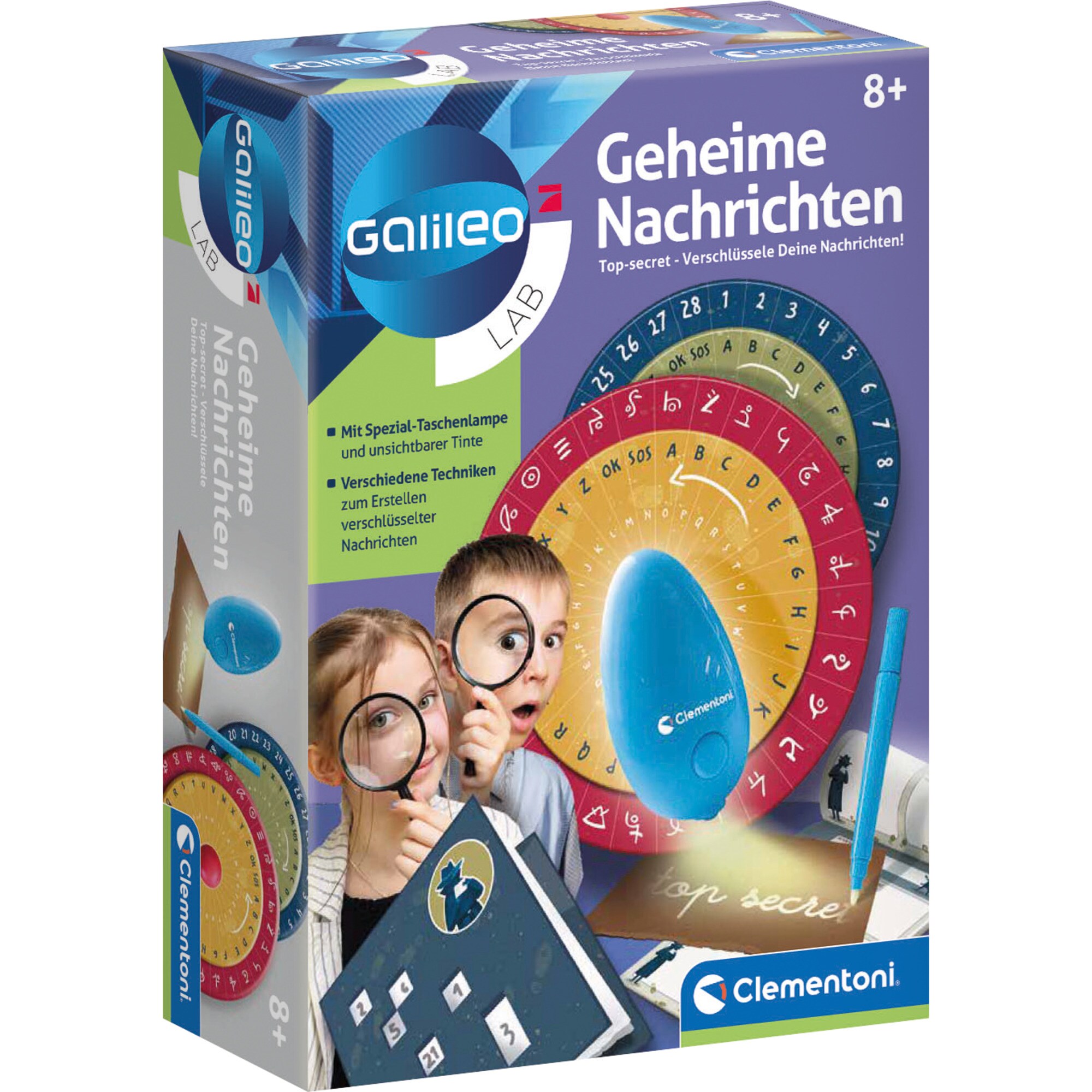 Clementoni Experimentierkasten Galileo Lab Geheime Nachrichten