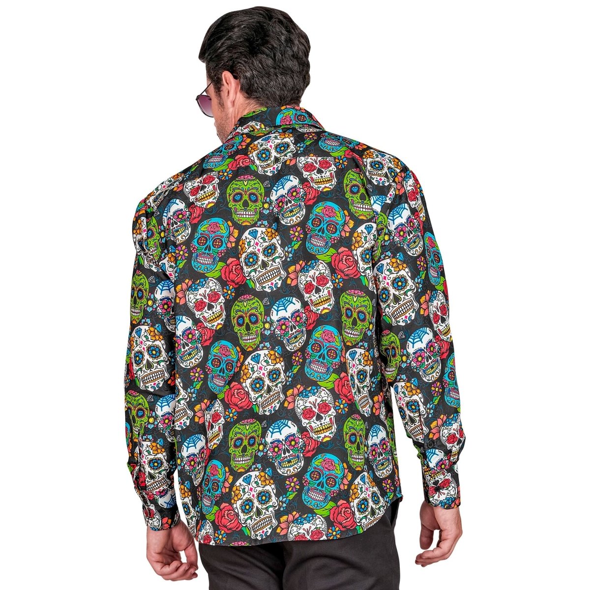 Dia De Los Muertos Blouse Heren