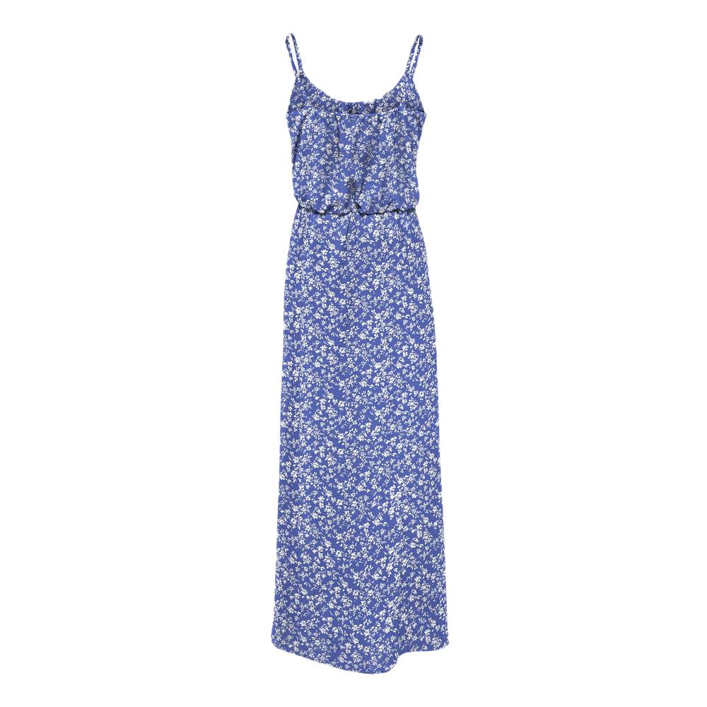 Only Robe Longue Bleu/Blanche Femme Only 15222219