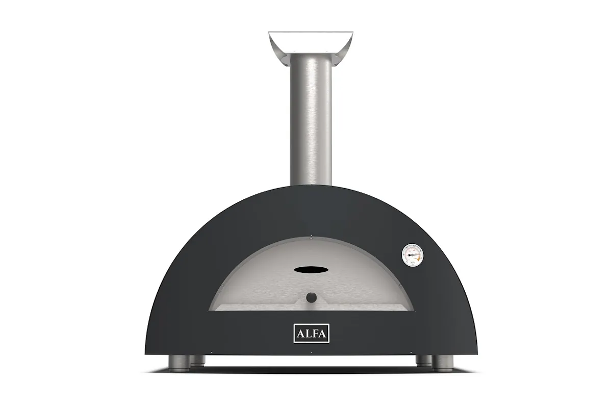 Alfa Forni Moderno 2 Pizze Træ Grå