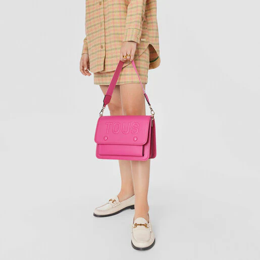 Bolsa transversal média Audree na cor fúcsia da TOUS La Rue