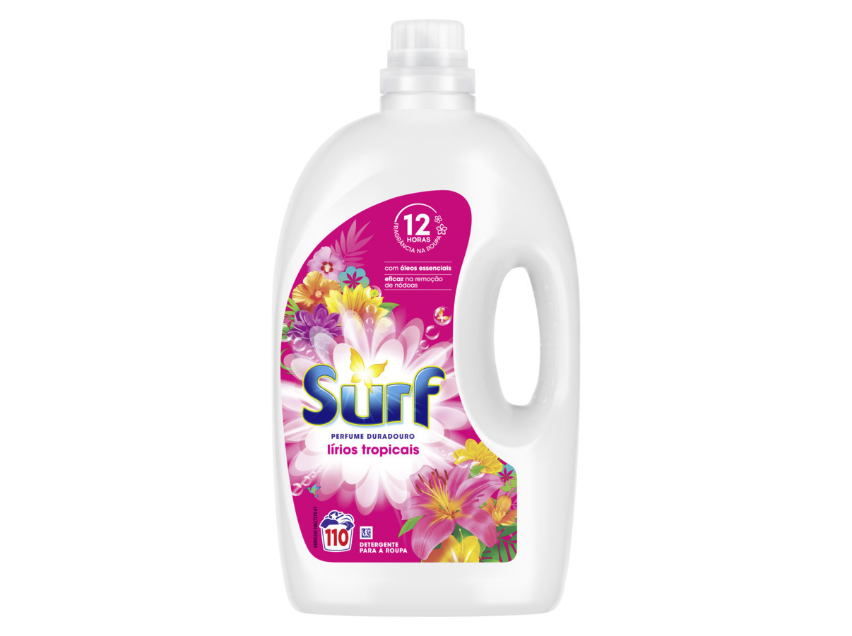 DETERGENTE ROUPA MÁQUINA LÍQUIDO SURF TROPICAL 110D