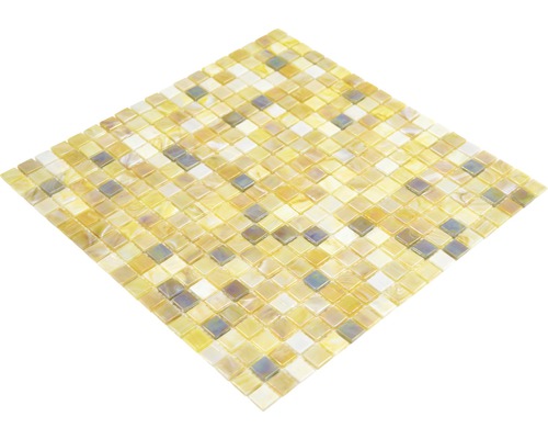 Glasmozaïek GM MRY 556 mix 31,7x31,7 cm mix beige