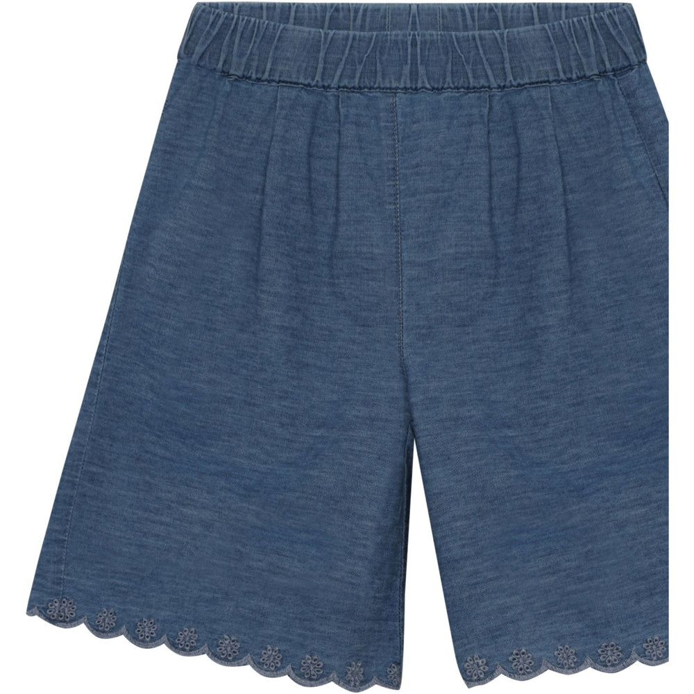 Køb Minymo Faded Denim Bermuda Shorts Chambrey