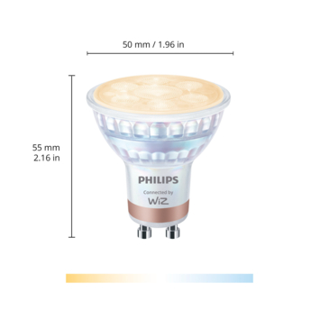 Philips Smart LED GU10 warm- tot koelwit licht