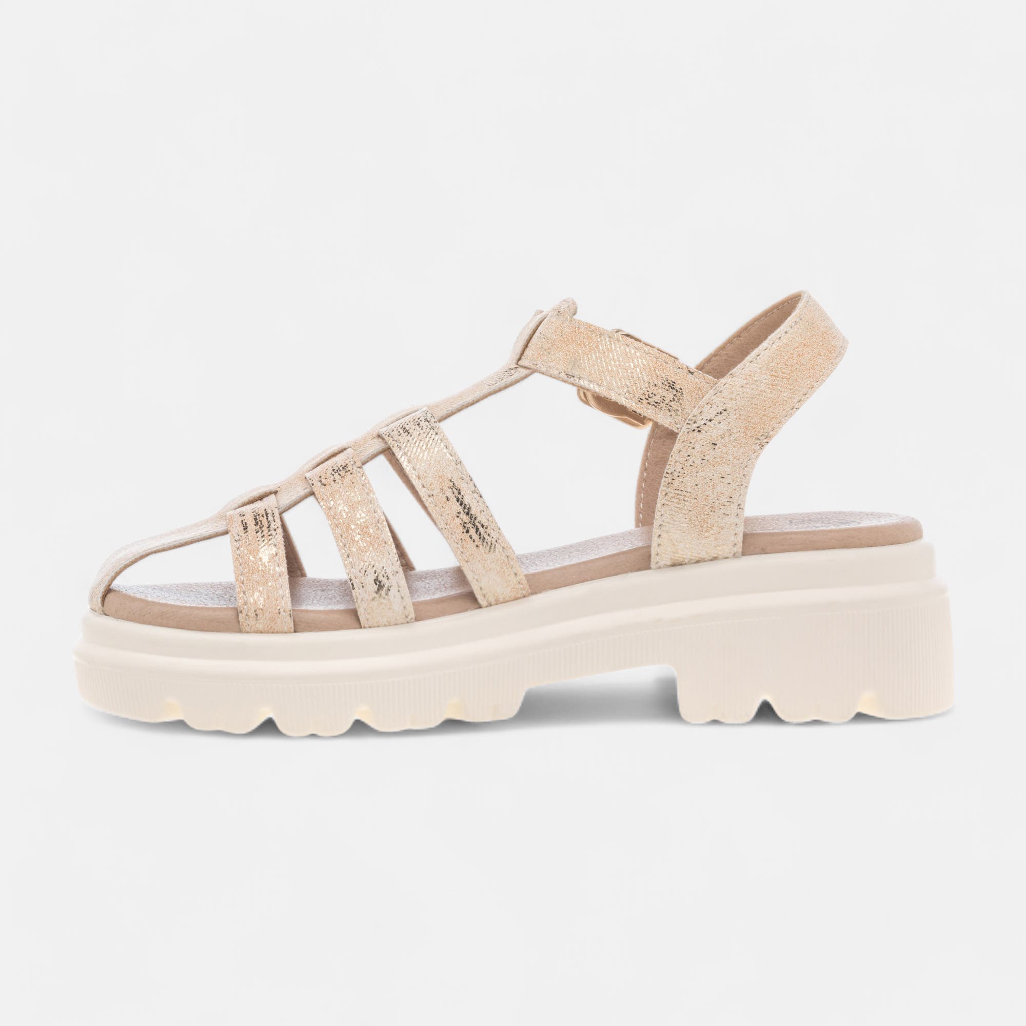 Sandales Fille or