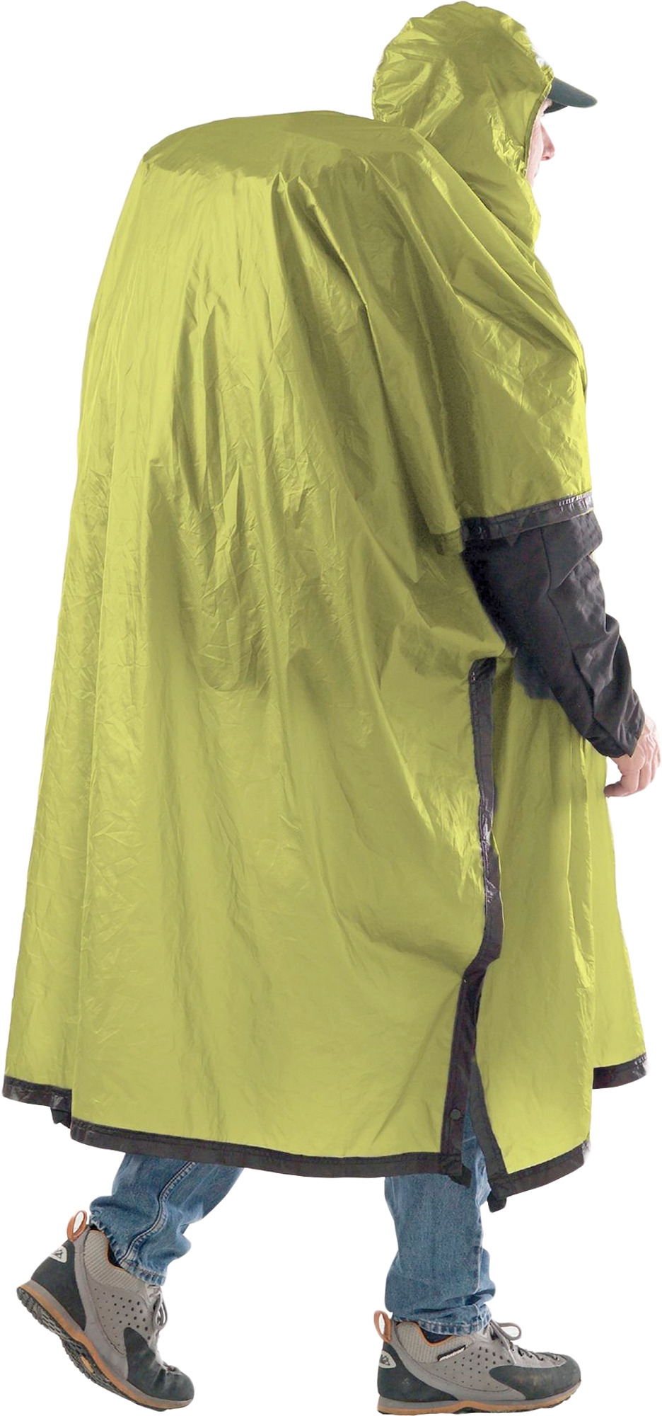 Sea to Summit Ultra-Sil Nano Tarp Poncho Regenponcho hellgrün