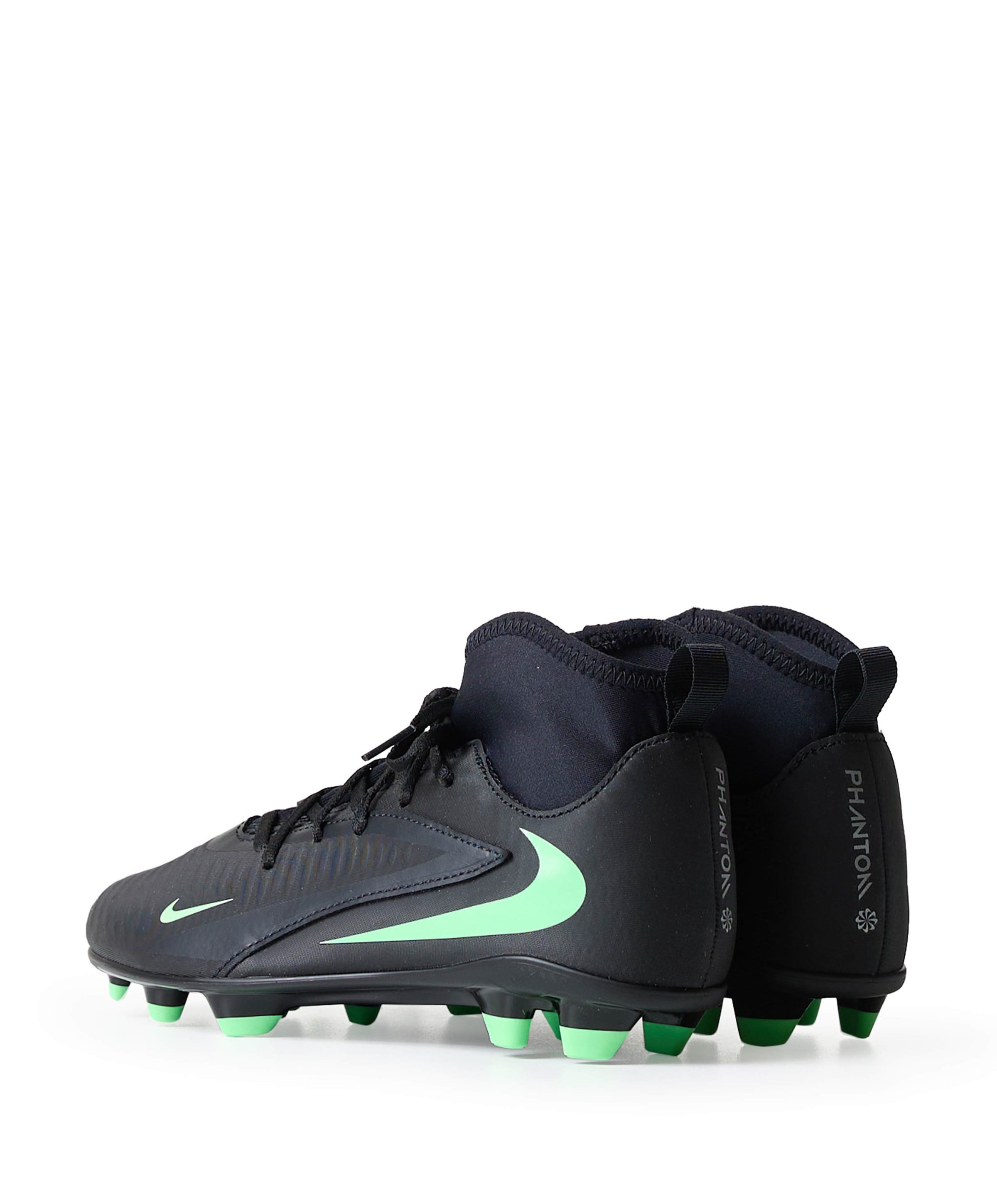 Nike Jr Phantom 6 High Club Fg/mg jongens voetbalschoenen zwart