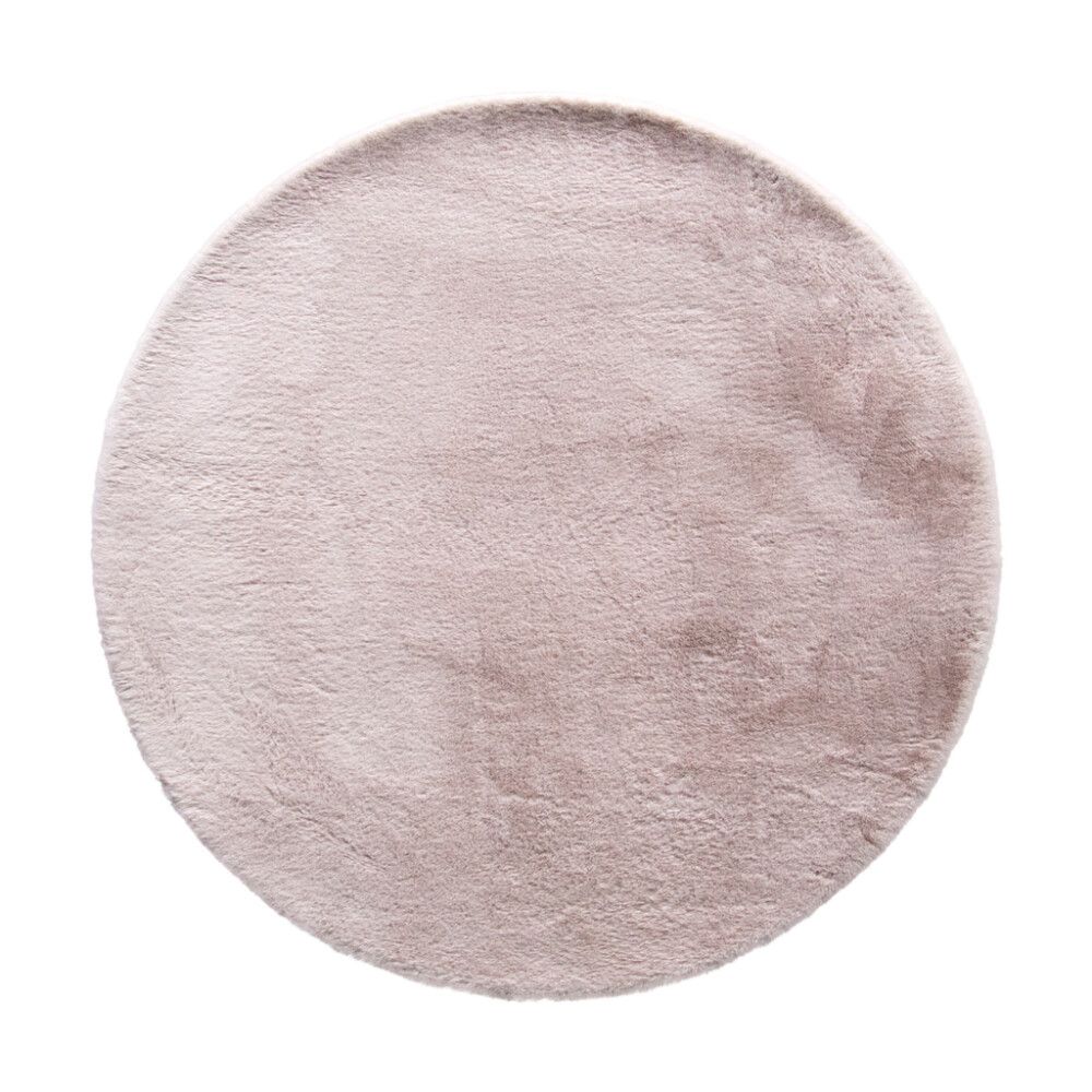 GULVTEPPE SUPERSOFTØ80CM GAMMELROSA