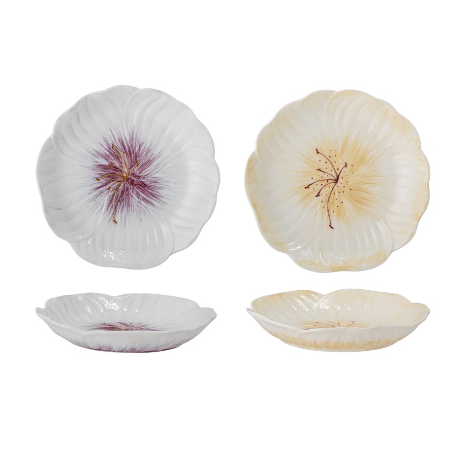 Creative Collection - Mimosa Tallerken - Lilla - Stentøj