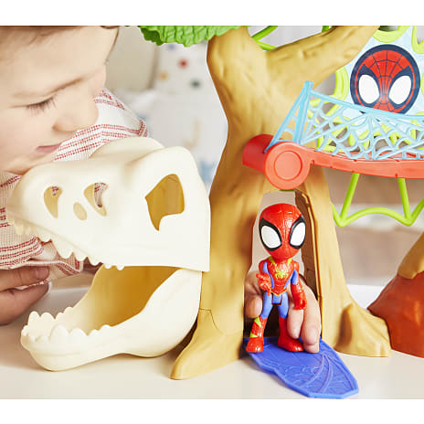 Disney spidey and friends dinowebs træhytte