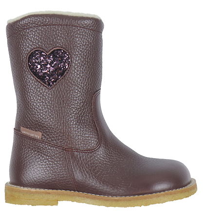 Angulus VinterStøvler - Tex - Aubergine