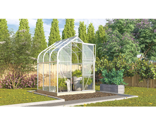 Vitavia Orion 3800 kas, enkelvoudig veiligheidsglas 3 mm, 202x195 cm, aluminium