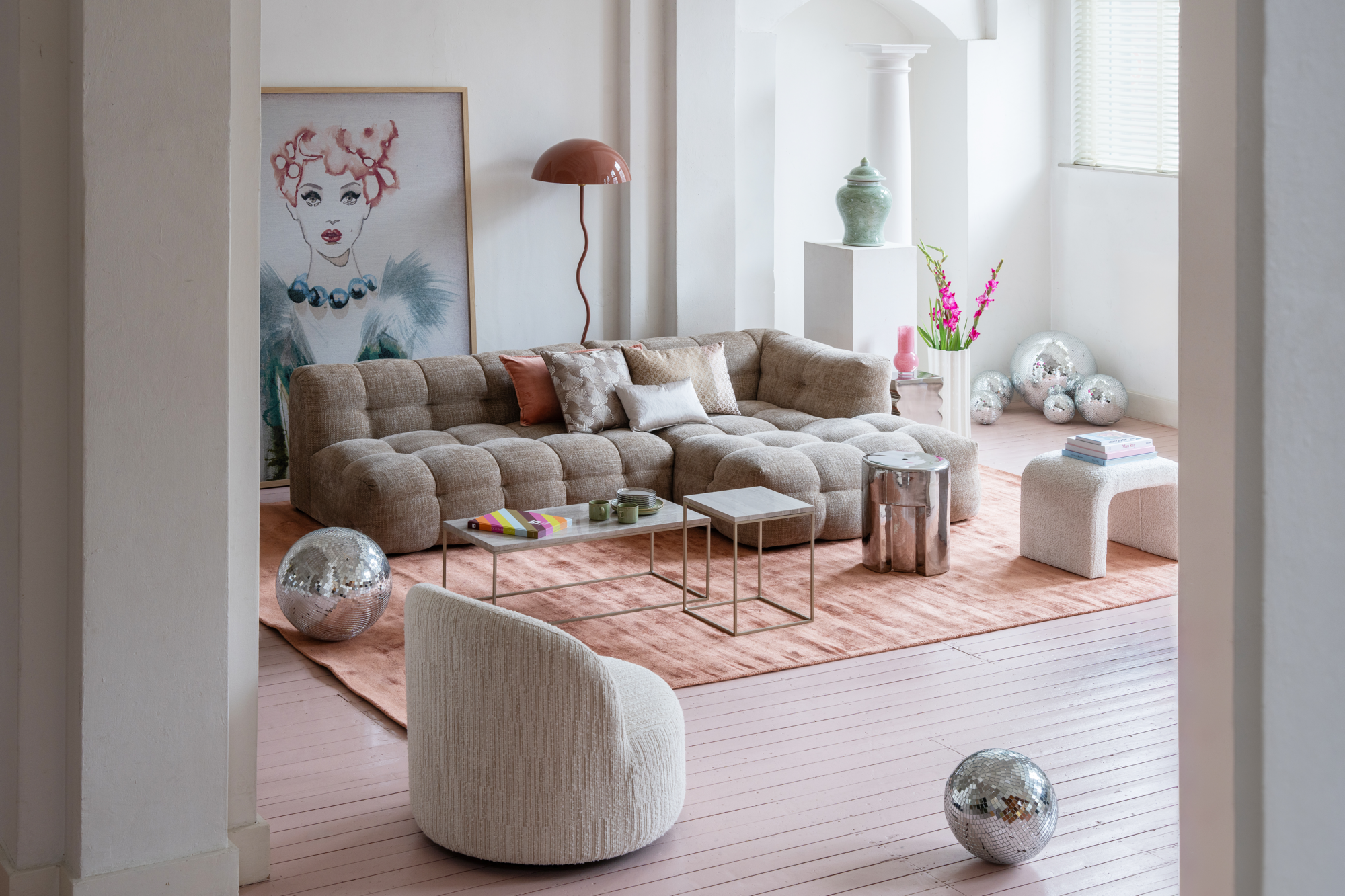Fauteuil June natural