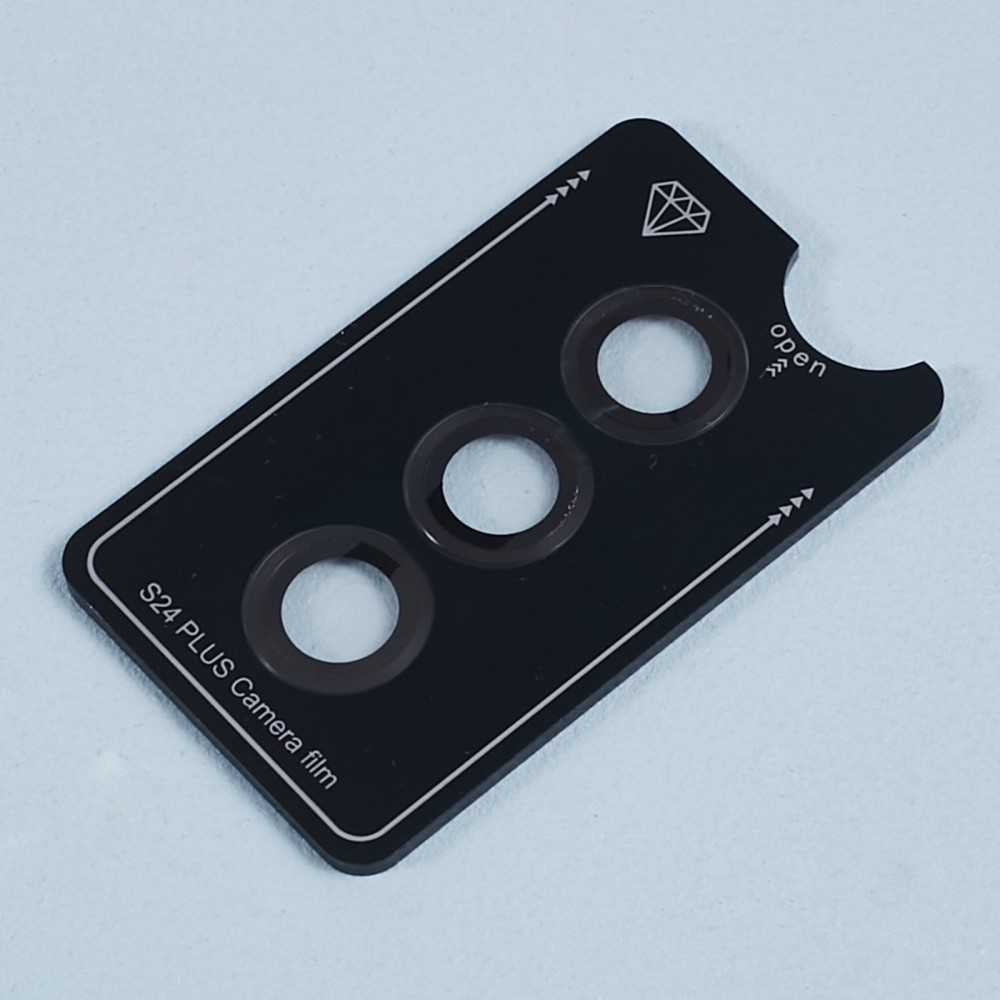 Samsung Galaxy S24  Plus Kameraschutz Objektiv Ring Protector Abdeckung - Grau