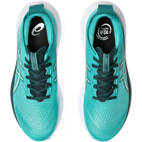 Chaussure running ASICS GEL-NIMBUS 27 WAVE TEAL/SAXON GREEN