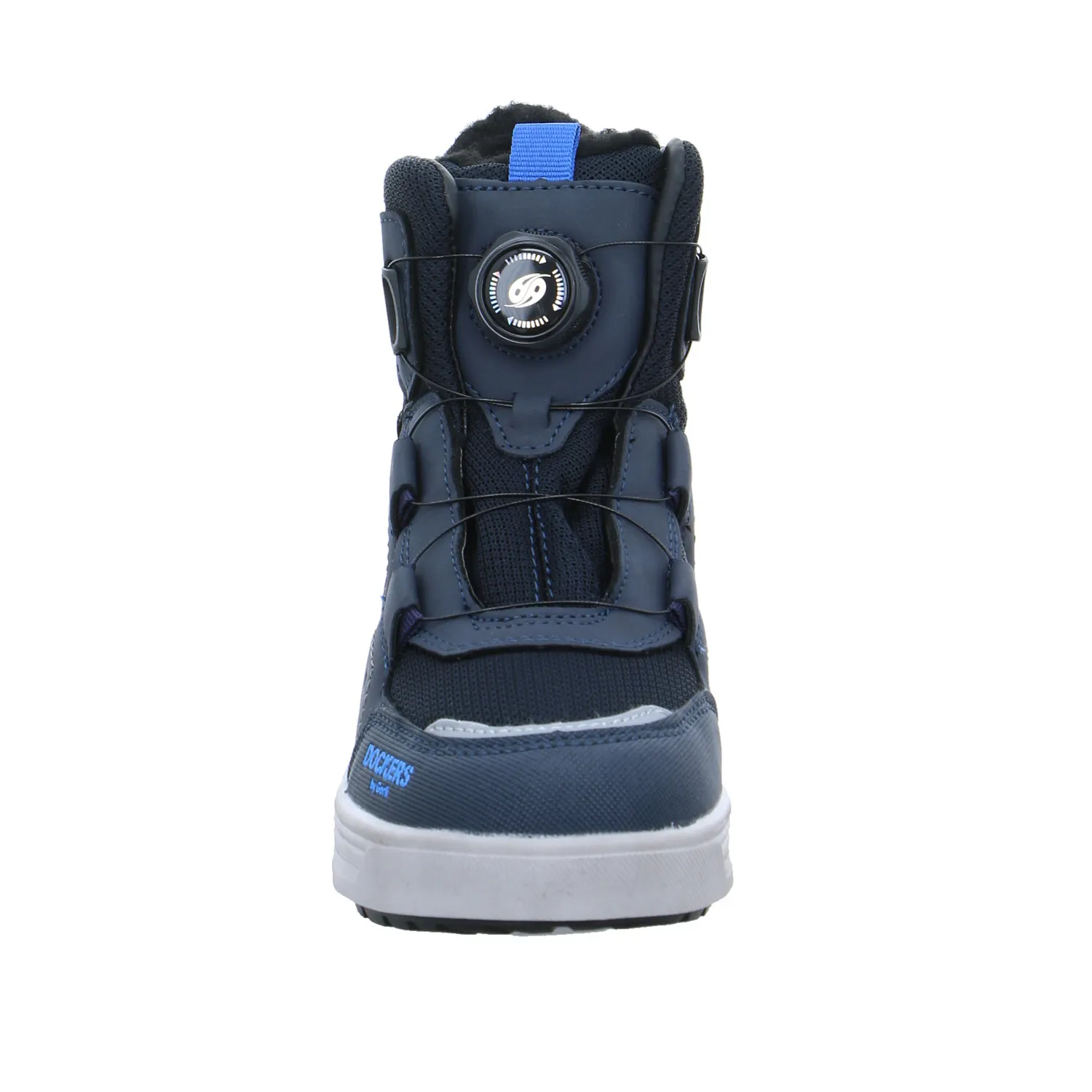 DOCKERS Jungen-Winter-Bottine Dunkelblau Lederimitat  Winter-Boot