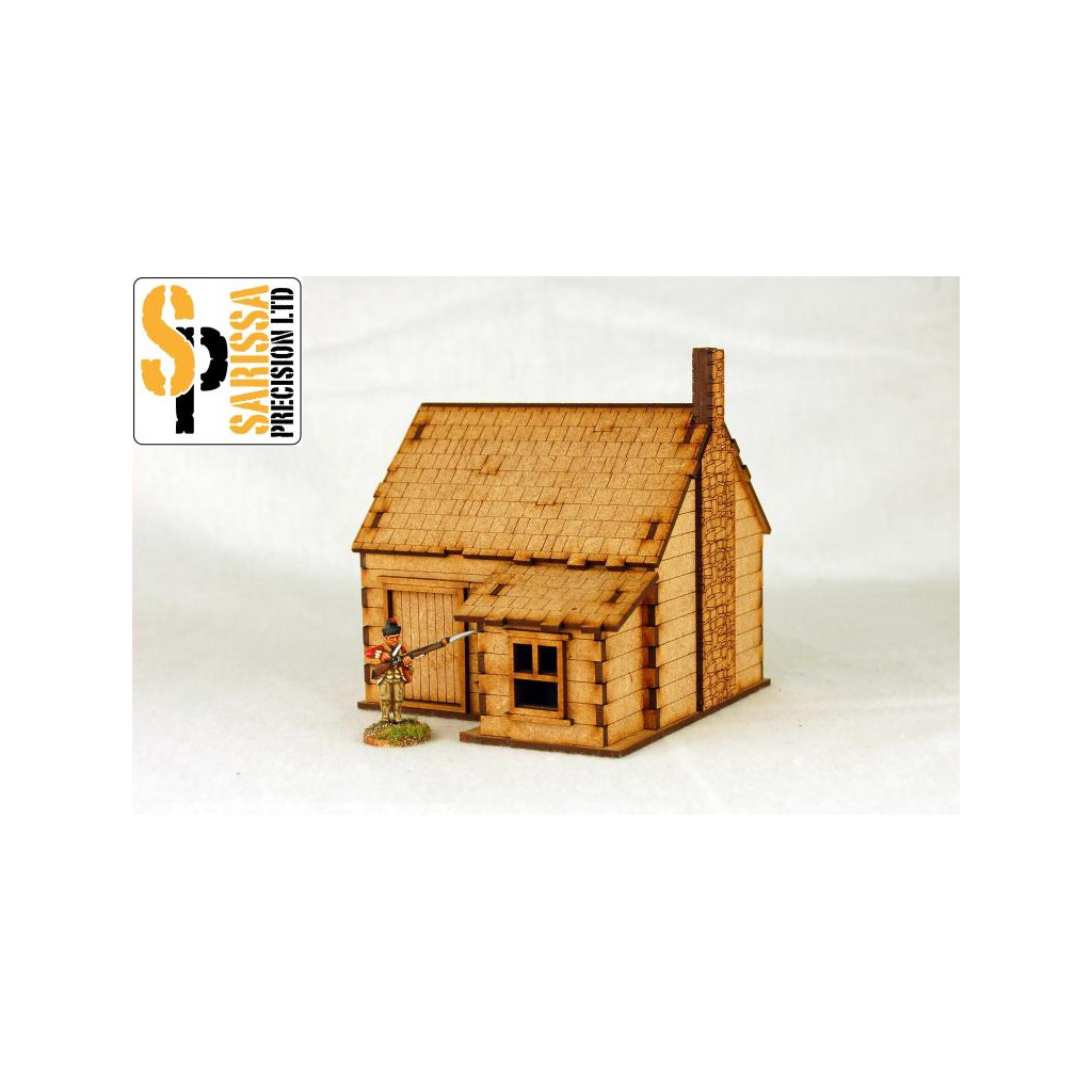 Old West: House with Stone Chimney 3