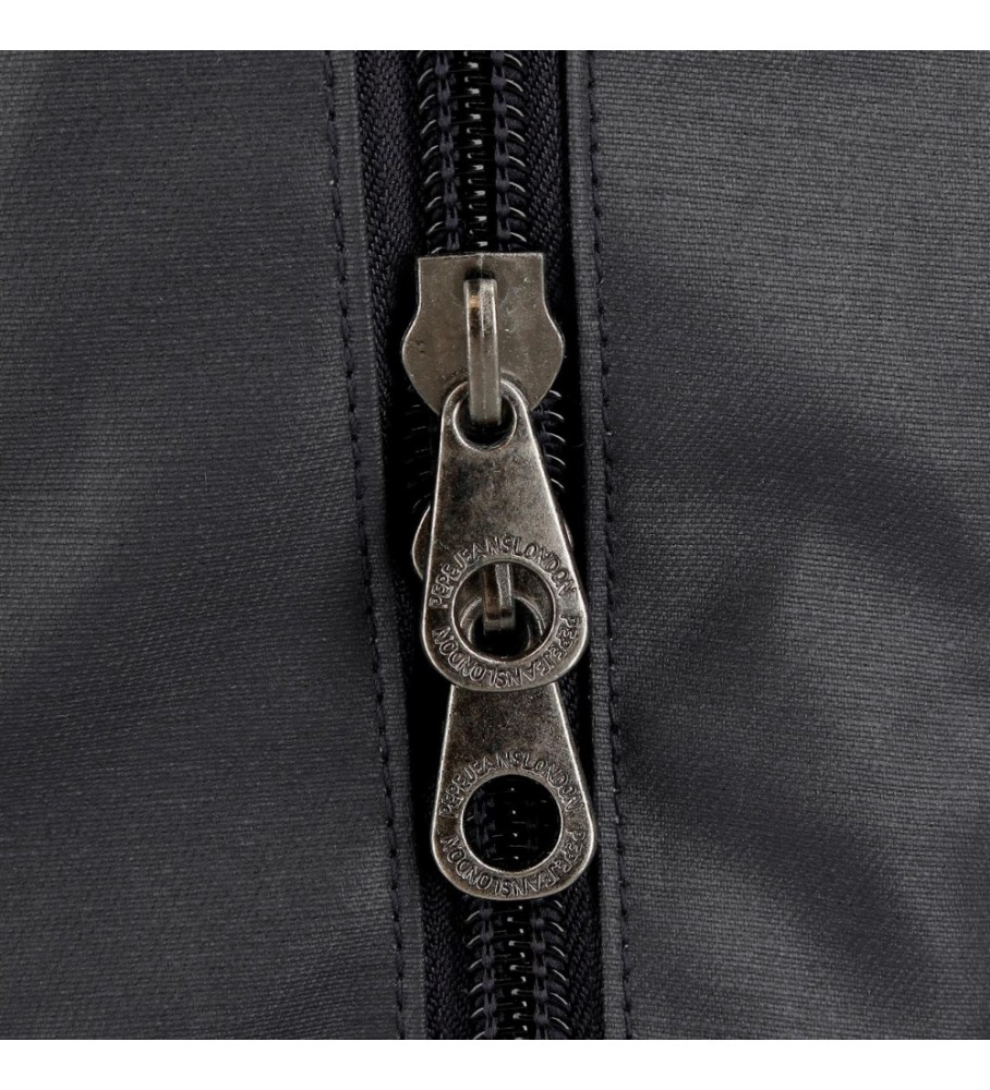 Bolsa de ombro média Pepe Jeans Hatfield preta