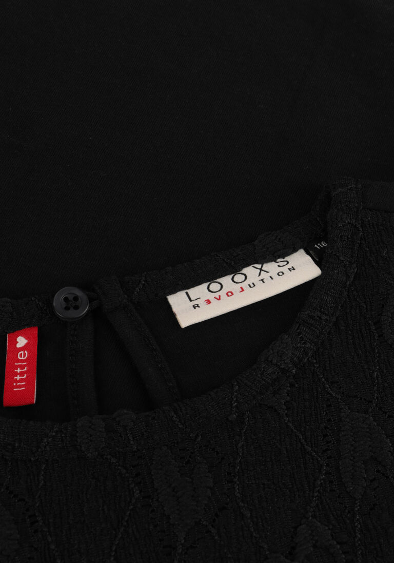 LOOXS Little zwarte looxs little top 2332-7178