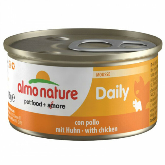 Pâtée pour chat Almo Nature Daily Menu - lot 6 boîtes 85 g